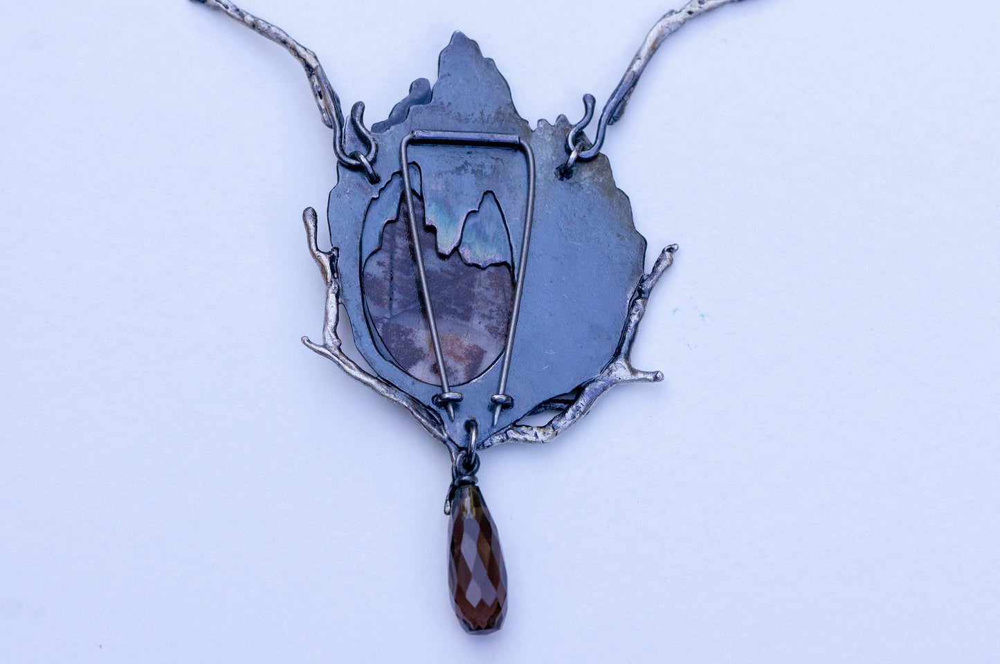 Waterfall brooch and necklace