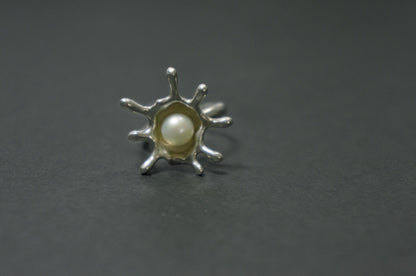 sterling silver water splash ring