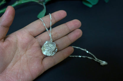 Poppy sterling silver necklace