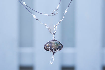 Mermaid brooch and necklace