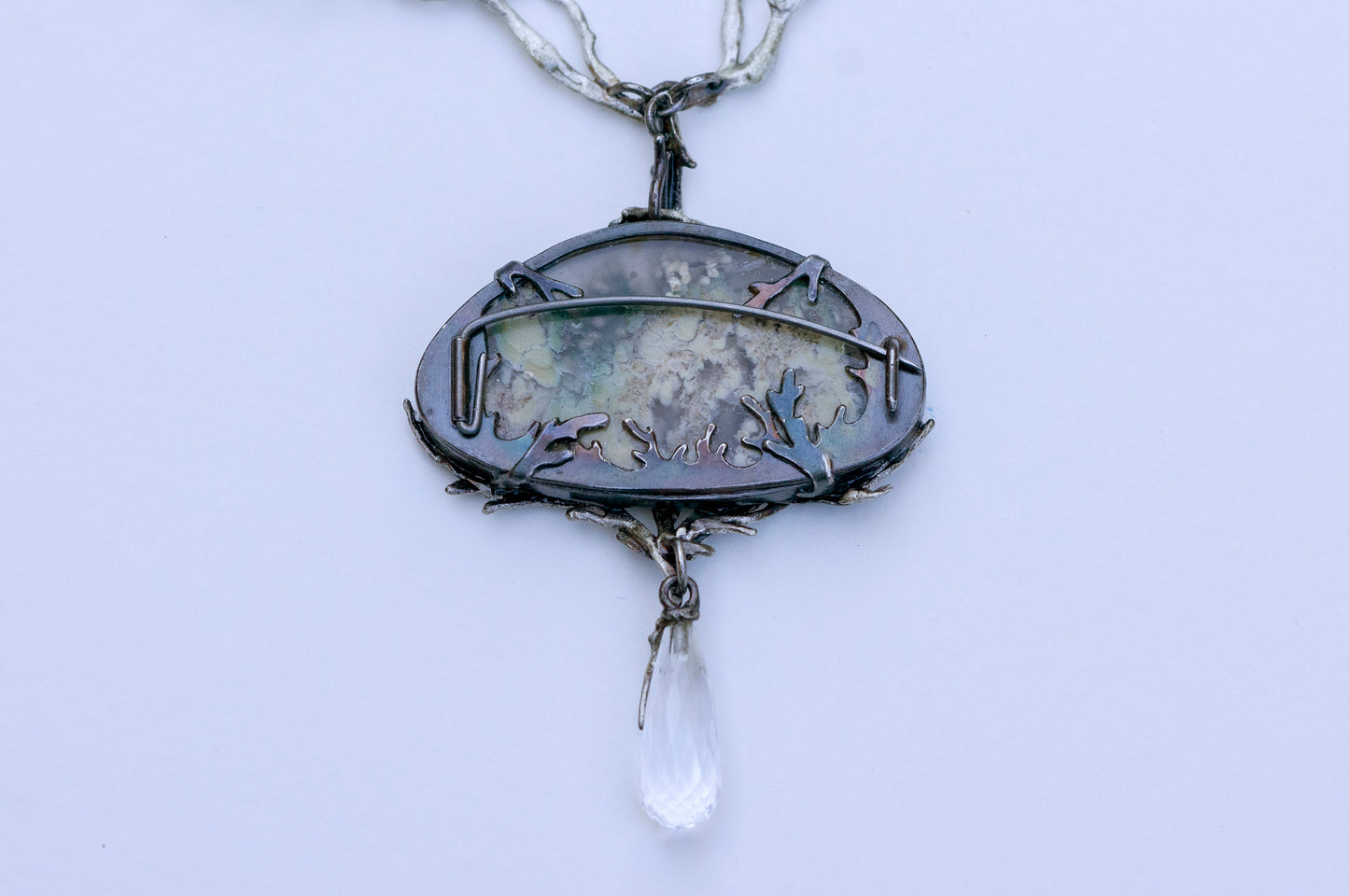 Mermaid brooch and necklace