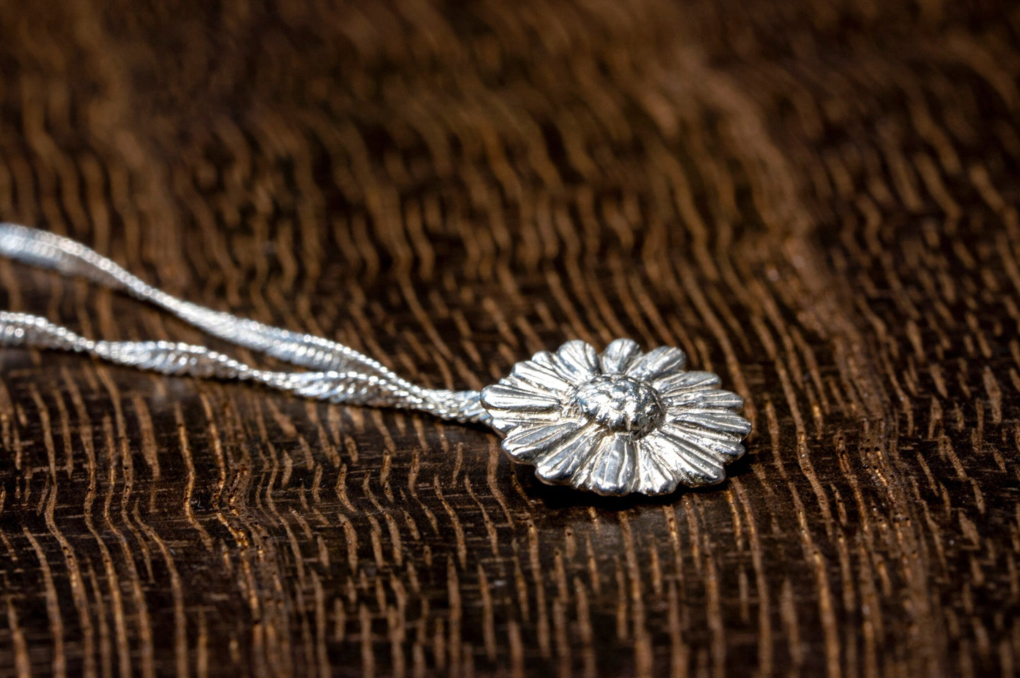 Daisy sterling silver necklace